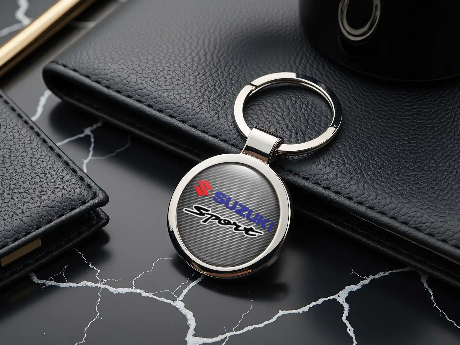 Suzuki Llavero Imagen Metal Metálico Fuerza